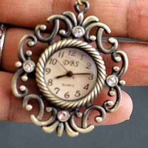 Brass Flower Steampunk Wat..